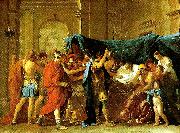 Nicolas Poussin la mort de germanicus Spain oil painting artist